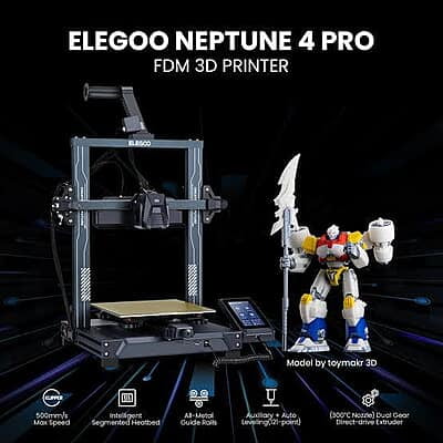 Elegoo Neptune 4 Pro FDM Printer