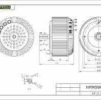 Golden Motor HPM5000B BLDC Motor