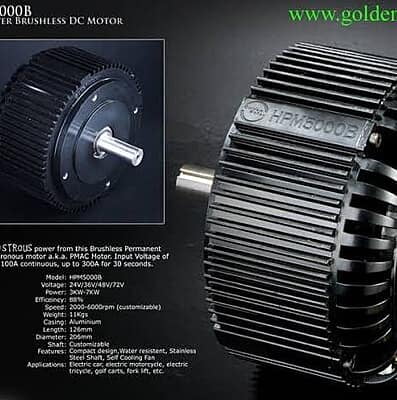 Golden Motor HPM5000B BLDC Motor