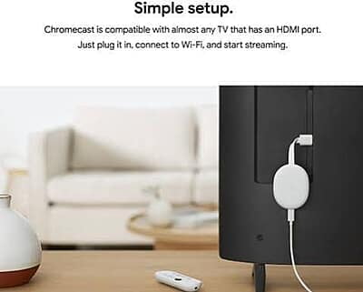 Google Chromecast with Google TV Streaming Device