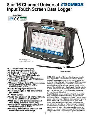 Omega OM-DAQXL Data Logger