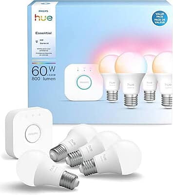 Philips Hue Starter Kit Smart Lighting System